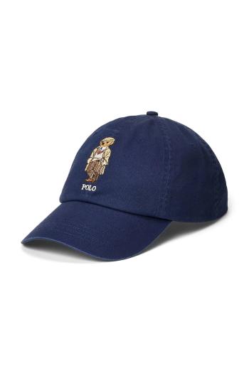 Bavlnená šiltovka Polo Ralph Lauren tmavomodrá farba, 710979192