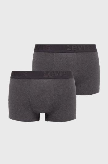 Boxerky Levi's 37149.0423-greymelang, pánske, šedá farba