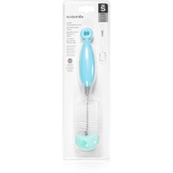 Suavinex Duo Baby Bottle Brush kefa na čistenie Turquoise 1 ks