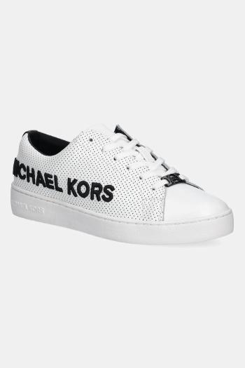 Kožené tenisky MICHAEL Michael Kors Keaton biela farba, 43R5KEFS1L.001