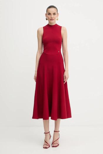 Šaty Guess CASSANDRA červená farba, maxi, áčkový strih, W5YK0S Z0241