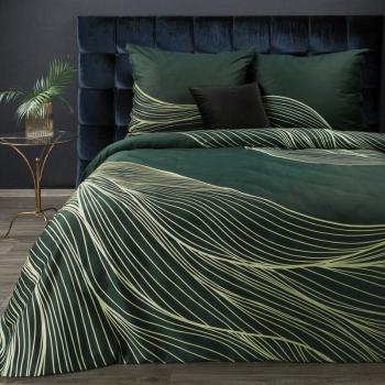 ArtFir Obliečky na dvojlôžko PREMIUM 3 | tmavá zelená 220 x 200 cm