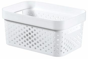 CURVER Úložný box INFINITY DOTS 4,5l recyklovaný plast | biela