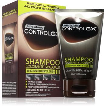 Just for Men Control GX Shampoo šampón a kondicionér pre šedivé vlasy pre mužov 118 ml