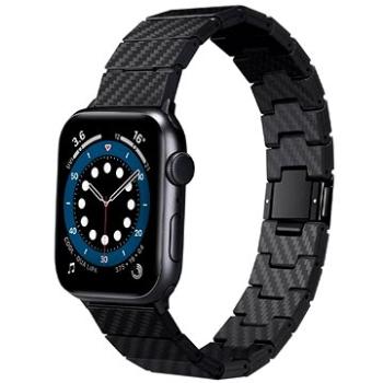 Pitaka Carbon Fiber Strap Black/Grey  Apple Watch 42/44/45/Ultra 49mm (AWB1003)