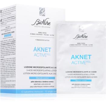 BioNike Aknet ACTIVEpeel exfoliačné obrúsky na tvár 20 ks