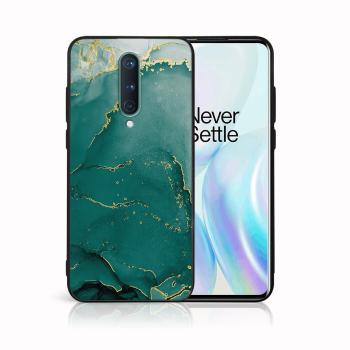 MY ART Ochranný obal OnePlus 8 -GREEN MARBLE (145)