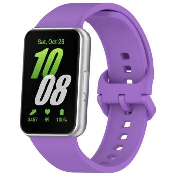 SILICONE Vymeniteľný remienok pre Samsung Galaxy Fit3 fialový