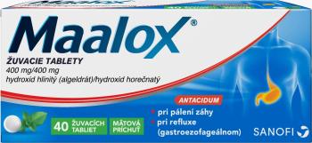 MAALOX žuvacích 40 tabliet