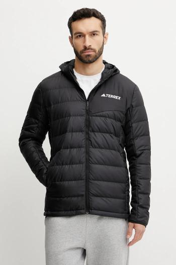 Bunda adidas TERREX čierna farba, prechodná, JE6758