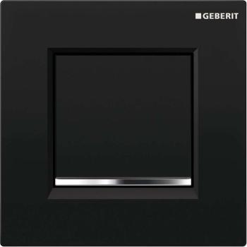 GEBERIT - Splachovací systémy Ovládanie splachovania pisoáru, čierna/lesklý chróm 116.017.KM.1