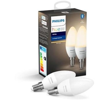 Philips Hue White 5,5 W E14 set 2 ks (929003021102)