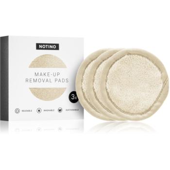 Notino Spa Collection Make-up removal pads odličovacie tampóny z mikrovlákna odtieň Beige 3 ks