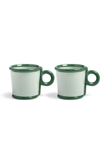 Sada pohárov &k amsterdam 300 ml 2-pak zelená farba