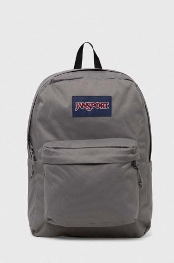 Ruksak Jansport šedá farba, veľký, s nášivkou