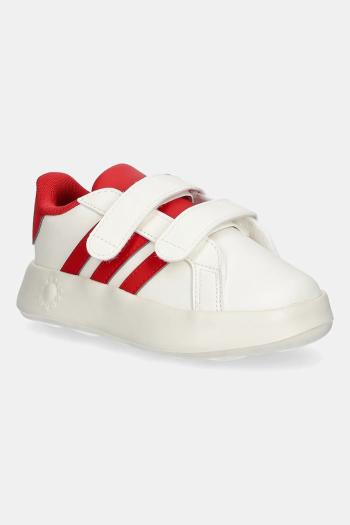 Detské tenisky adidas GRAND COURT 2.0 béžová farba, JQ7995