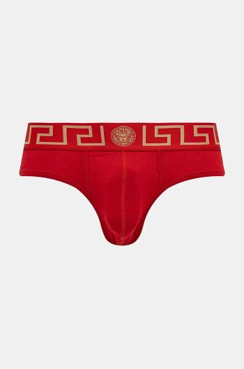 Slipy Versace pánske, červená farba, AU10027 1A10011