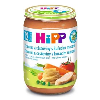 HIPP Menu bio zelenina a cestoviny s kuracím mäsom 12m+ 220 g