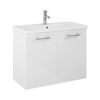 Kúpeľňová skrinka pod umývadlo Jika Ponta 80x60x38,6 cm biela H40J5242005001