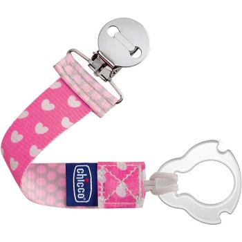 Chicco Fashion Clip spona na cumlík 0m+ Girl 1 ks