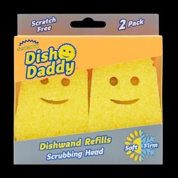 SCRUB DADDY Dish Daddy Náhradné hubky Yellow 2 ks