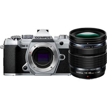 Olympus OM-D E-M5 Mark III + 12 – 45 mm f/4 PRO strieborný (V207092SE000)