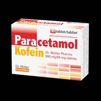 Paracetamol Kofein 500 mg/65 mg na bolesť a horúčku 30 tabliet