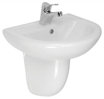OLSEN SPA - Nástenné umývadlo COMPACT 60 - Polostĺp k umývadlu - Bez, Stĺp k umývadlu - Bez stĺpu OLKGKO05LVB01