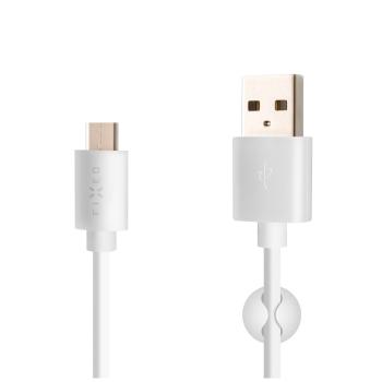 FIXED FIXD-UC-WH DATOVY A NABIJACI KABEL S KONEKTOROM USB-C, USB 2.0, 3A, BIELY