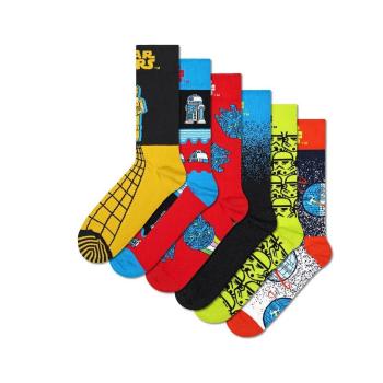 Happy socks  STAR WARS6-PACK GIFT SET  Vysoké ponožky Viacfarebná