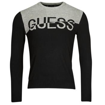 Guess  ALEX LS CN LOGO SWEATER  Svetre Čierna