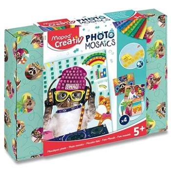 MAPED Photo Mosaics – Cool Animals kreativna súprava (3154149070527)