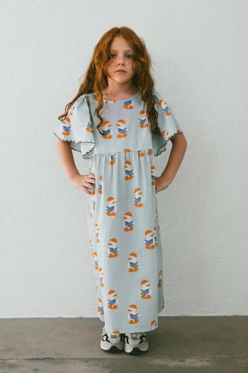 Dievčenské bavlnené šaty Tinycottons READERS DRESS mini, rovný strih, SS25-180