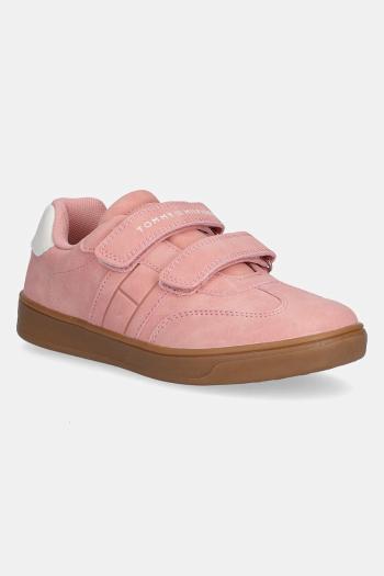 Detské tenisky Tommy Hilfiger ružová farba, T1A9-33968