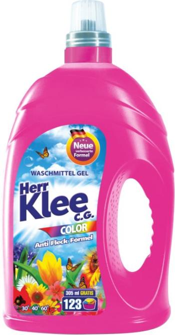 Mosógél HERR KLEE GEL Color 4,305 l (123 mosás)