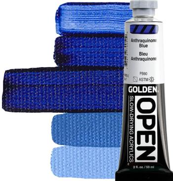 Golden Artist Colors Open Akrylová farba Anthraquinone Blue 59 ml 1 ks