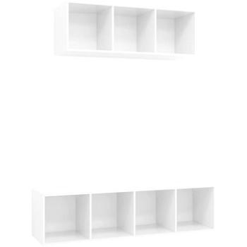 SHUMEE 2 ks biela s vysokým leskom, 3079796