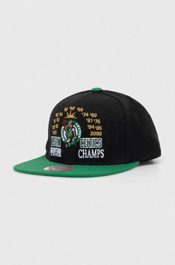 Šiltovka Mitchell&Ness čierna farba, s nášivkou