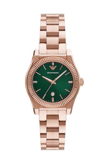 Hodinky Emporio Armani dámske, ružová farba, AR11639