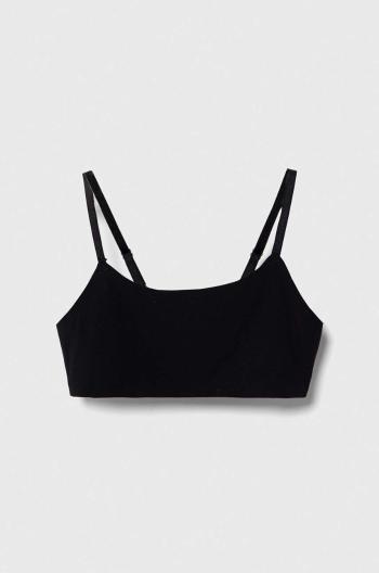Detská podprsenka Abercrombie & Fitch čierna farba
