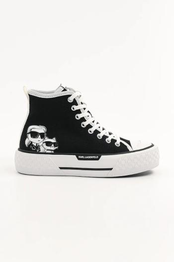 Tenisky Karl Lagerfeld KAMPUS MAX III čierna farba, KL60654T