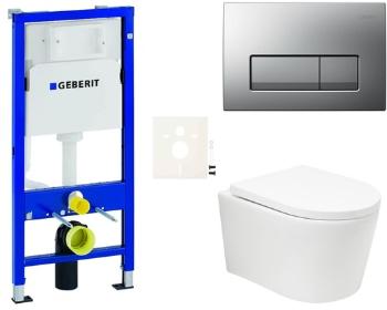 Závesný wc set SAT BREVIS do ľahkých stien / predstenová vírové splachování SIKOGESBRTORD50