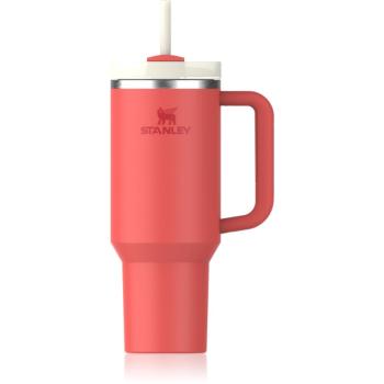 Stanley Quencher H2.O FlowState™ Tumbler tumbler z nehrdzavejúcej ocele s rúrkou Hot Coral 1180 ml