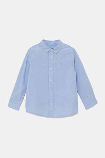 Detská bavlnená košeľa United Colors of Benetton 5DGXGQ00I