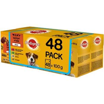 Pedigree kapsička mäsový výber v želé pre dospelých psov 48× 100 g (5900951249334)