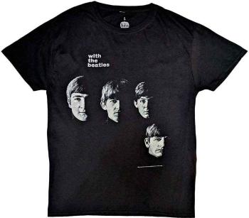 The Beatles Tričko Vintage With The Beatles Unisex Black M