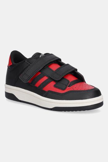 Detské tenisky adidas Originals RAPID COURT čierna farba, JR1021