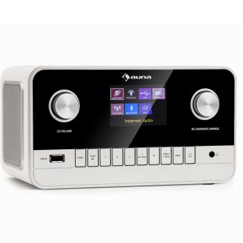 Auna Connect 100 MKII, Internet radio, Media Player, Bluetooth, DAB/DAB+, control prin aplicații 