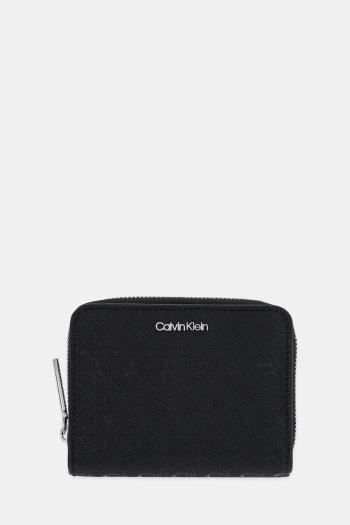 Peňaženka Calvin Klein dámska, čierna farba, LV04F1037G