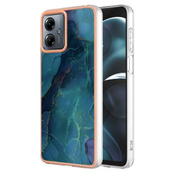 IMD MARBLE Ochranný kryt Motorola Moto G14 GREEN